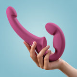 Fun Factory Share Lite Double Dildo — Lightweight, Adjustable Hinge - FN453BB