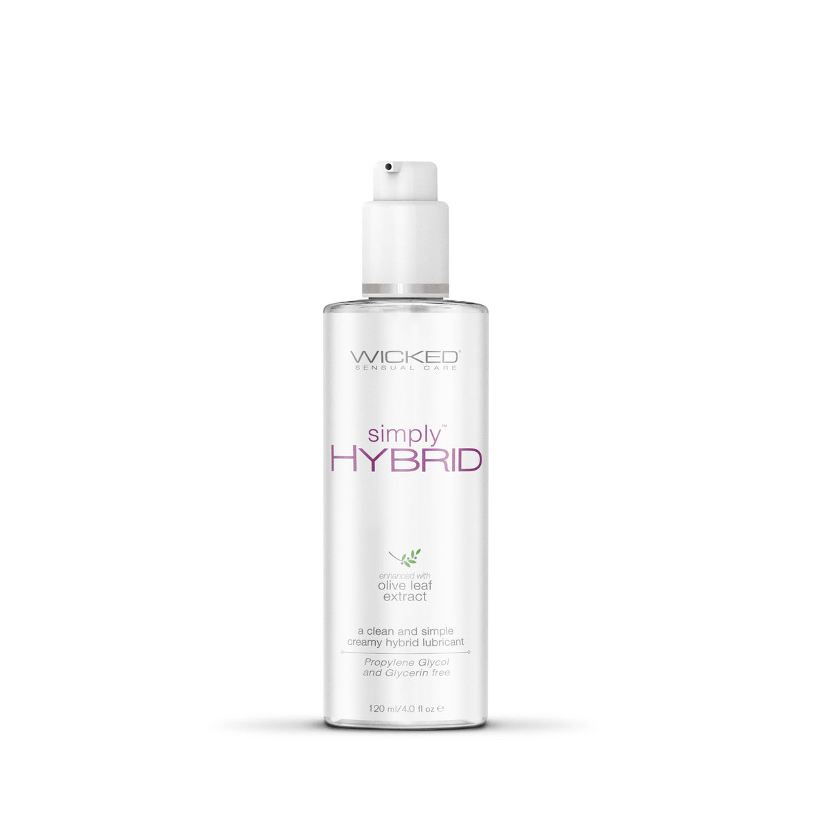 Wicked Simply Hybrid Personal Lubricant, 4 oz - WS-91204