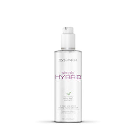 Wicked Simply Hybrid Personal Lubricant, 4 oz - WS-91204