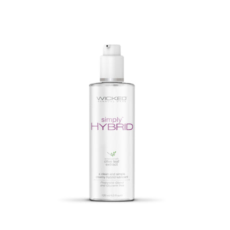 Wicked Simply Hybrid Personal Lubricant, 4 oz - WS-91204