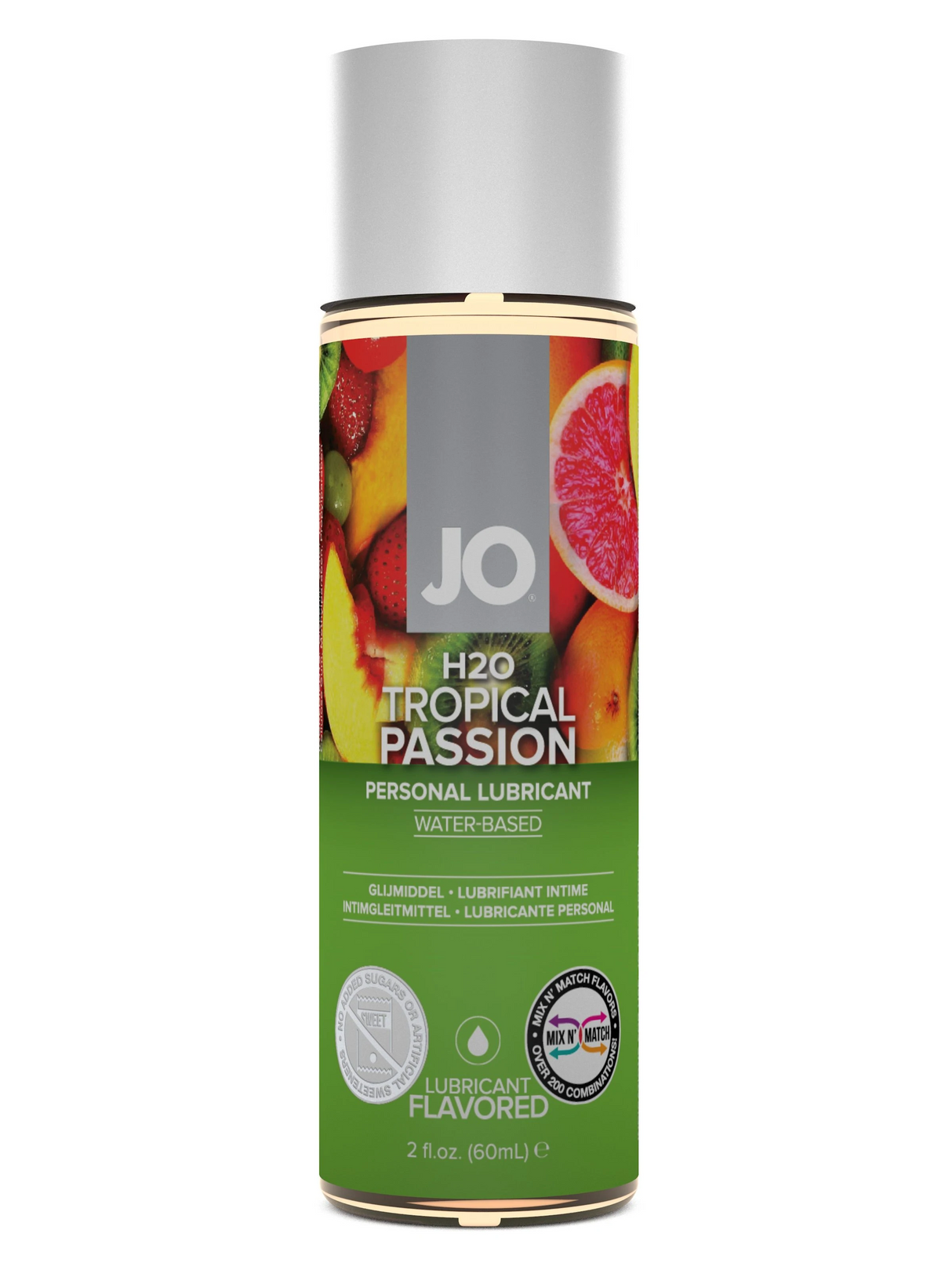 JO Lubricants H2O Tropical Passion Flavored Lubricant 2 fl oz - JO1006