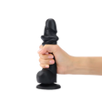 STRAP-ON-ME Sliding Skin Realistic Dildo, Large (Black) - SM6404