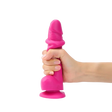 STRAP-ON-ME Sliding Skin Realistic Dildo — Fuchsia M - SM6985