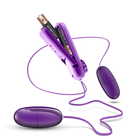 Blush B Yours Double Pop Eggs Dual-Egg Vibrator — Plum - BL-25501