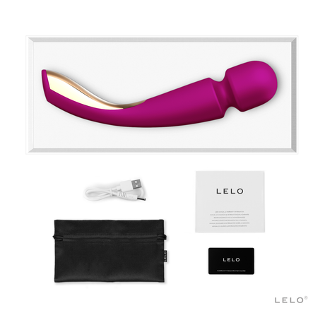 Lelo Smart Wand 2 Large — Deep Rose Massager - LELO-7789