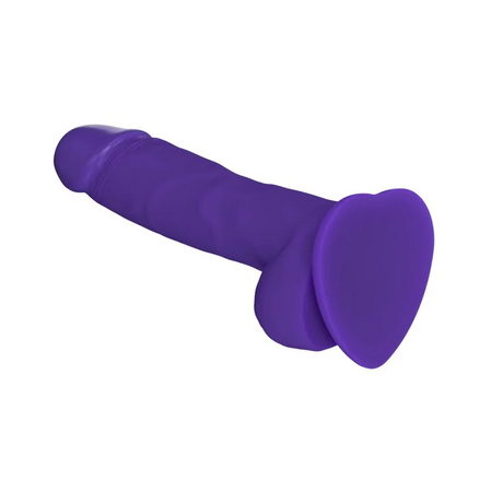 STRAP-ON-ME Soft Realistic Dildo — Large, Purple - SM5919
