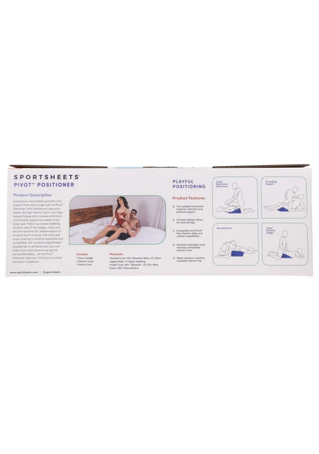 Sportsheets Pivot Positioner Wedge — 7" x 24" x 14", Black - SS36001