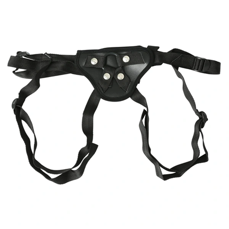 Sportsheets Ember Strap-On Harness — Black, 4-Way Adjustable, Fits up to 60 in - SS690-03