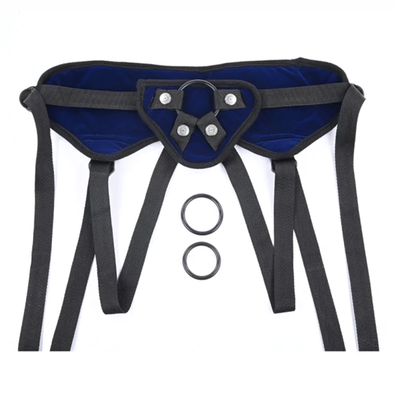 Sportsheets Lush Strap-On Harness — Adjustable with Interchangeable O-Rings - SS690-07