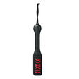 Sex & Mischief XOXO Paddle — Black, 12-inch - SS100-63