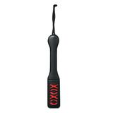 Sex & Mischief XOXO Paddle — Black, 12-inch - SS100-63