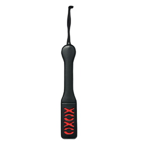 Sex & Mischief XOXO Paddle — Black, 12-inch - SS100-63