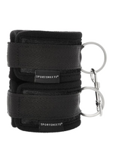 Sportsheets Soft Wrist Cuffs — Black, Lined Restraints - SS930-65
