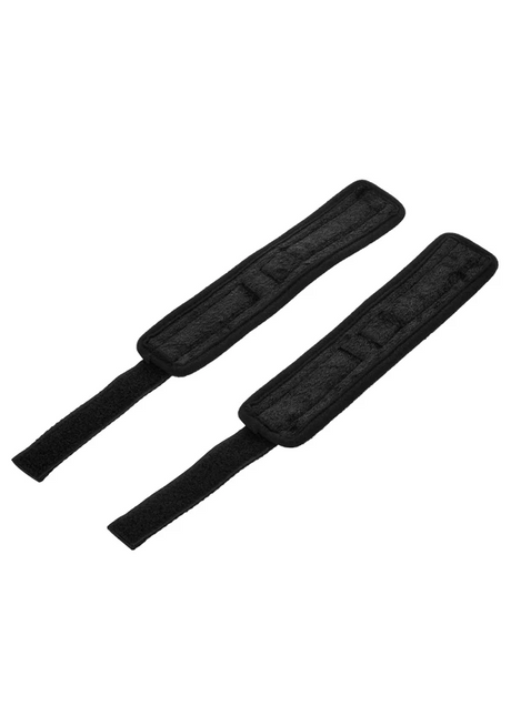 Sportsheets Soft Wrist Cuffs — Black, Lined Restraints - SS930-65