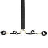 Sportsheets Under-the-Bed Restraint Set — Special Edition (6-Strap, Black) - SS021-01
