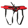 Sportsheets Sunrise Lace Corsette Strap-On Harness, Red - SS691-03