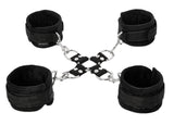 Sportsheets 5-Piece Hog Tie & Cuff Set — Black - SS325-01
