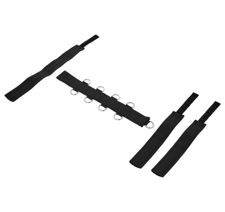 Sportsheets Neck & Wrist Restraint — Neoprene Collar & Cuffs (Black) - SS445-10