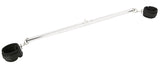 Sportsheets Expandable Spreader Bar and Cuffs – 29–37 in, Black - SS326-02