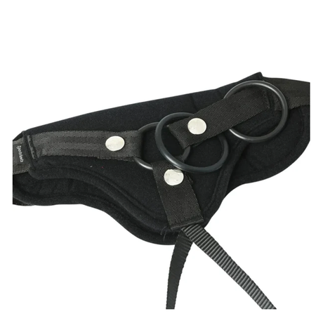 Sportsheets Divine Strap-On Harness — Black, Padded, 3 O-Rings - SS697-30