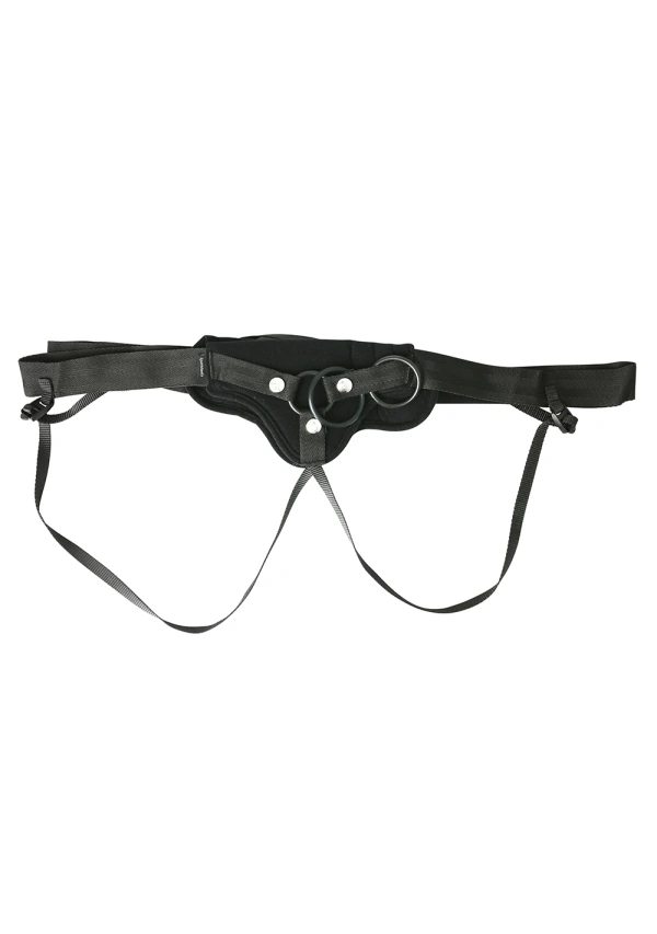 Sportsheets Divine Strap-On Harness — Black, Padded, 3 O-Rings - SS697-30