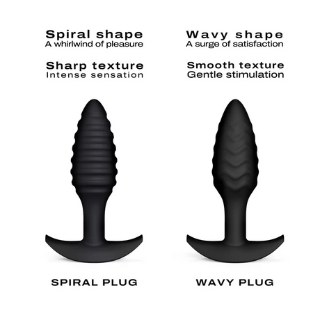 Dorcel Spiral Plug — Soft Silicone Anal Plug, 10.6 x 3 cm - DL3186