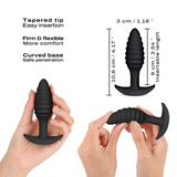 Dorcel Spiral Plug — Soft Silicone Anal Plug, 10.6 x 3 cm - DL3186