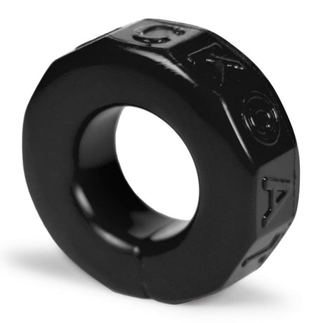 OXBALLS SPROCKET Thick FLEXtpr Cockring — Black - OX-AJ1043-BLK
