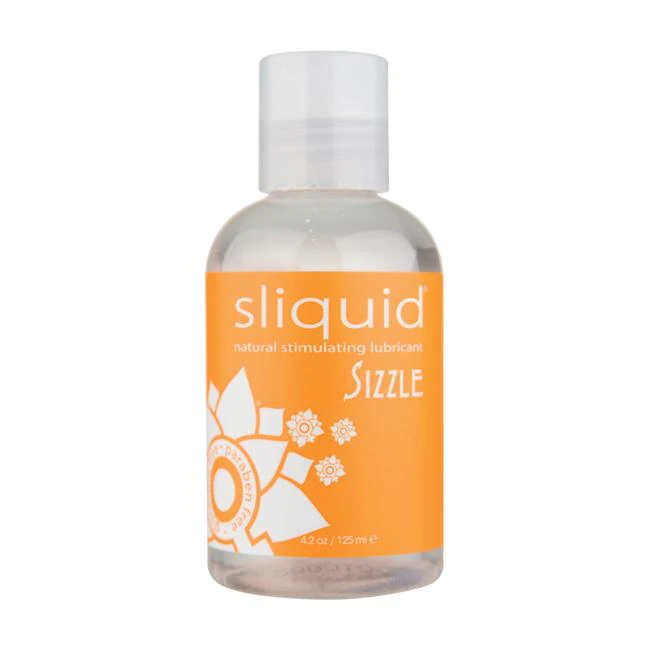Sliquid Naturals Sizzle Lubricant, 4.2 oz - SLIQ008