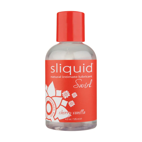 Sliquid Swirl Cherry Vanilla Water-Based Lubricant, 4.2 oz - SLIQ005