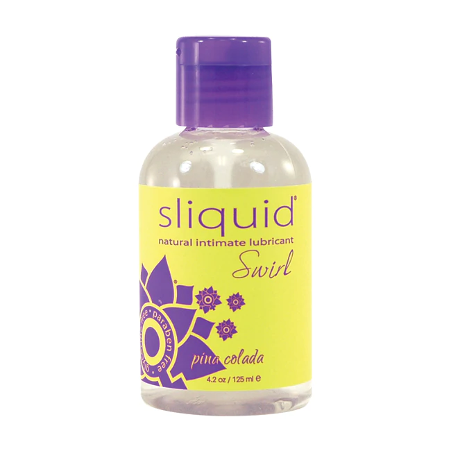 Sliquid Swirl Pina Colada Water-Based Lubricant, 4.2 oz - SLIQ006