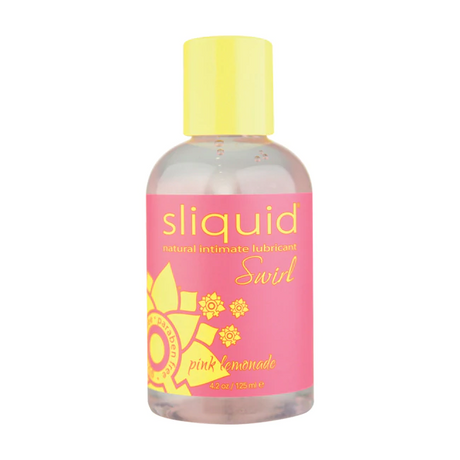 Sliquid Naturals Swirl Pink Lemonade Water-Based Lubricant, 4.2 oz - SLIQ016