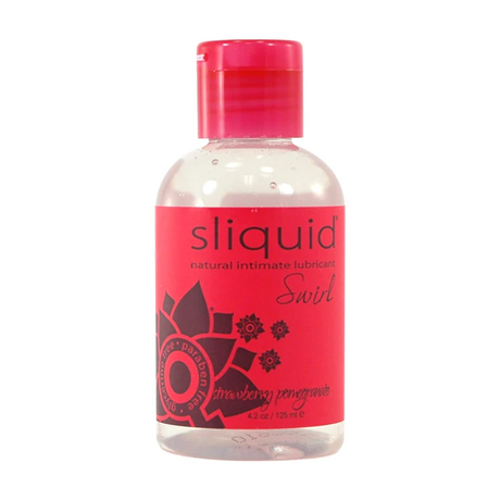Sliquid Naturals Swirl Strawberry Pomegranate Lubricant, 4.2oz - SLIQ014