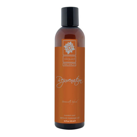 Sliquid Rejuvenation Massage Oil — Mandarin & Basil, 8.5 oz - SLIQ079