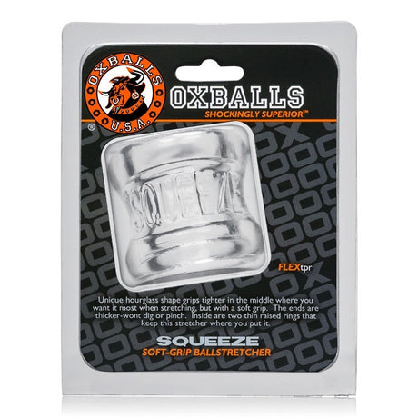 OXBALLS SQUEEZE Ball Stretcher — Clear FLEXtpr - OX-3011-CLR