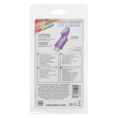 Pussy Pleaser Clit Climax - Purple by CalExotics