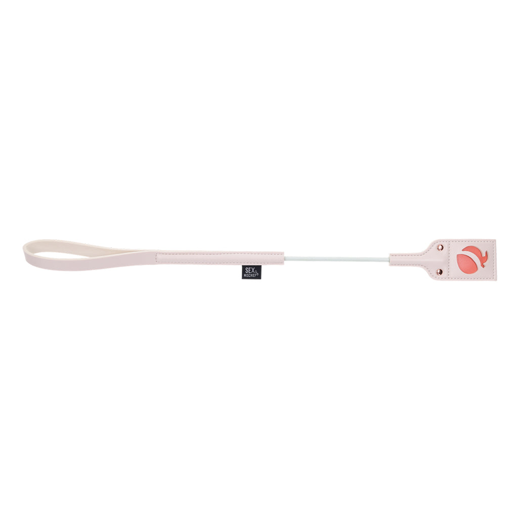 Sex & Mischief Peaches 'n CreaMe Peach Impressions Riding Crop, 21" - SS09968
