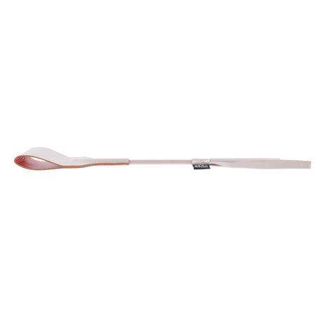 Sex & Mischief Peaches ‘n CreaMe Riding Crop, 12-inch Peach Faux Leather - SS09969