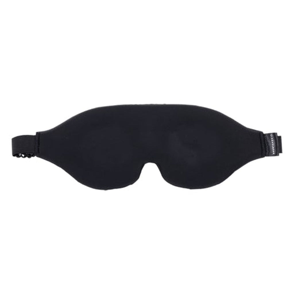 Sportsheets Blackout Blindfold — Adjustable Memory Foam, Black - SS32404