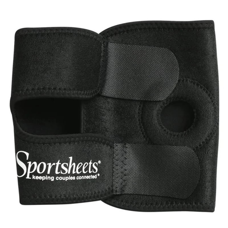 Sportsheets Thigh Strap-On Harness, Black — 1.5" O-Ring - SS696-07