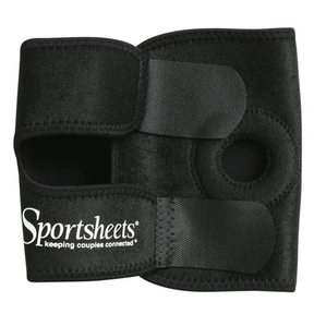 Sportsheets Thigh Strap-On Harness, Black — 1.5" O-Ring - SS696-07