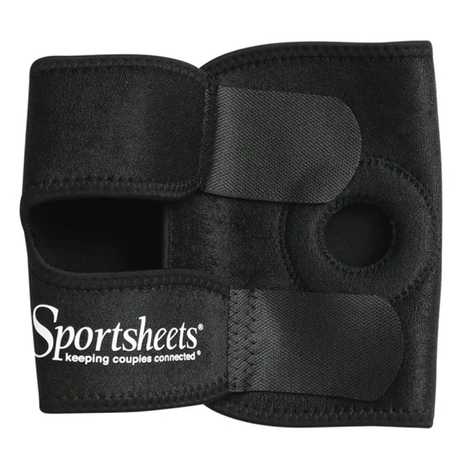 Sportsheets Thigh Strap-On Harness, Black — 1.5" O-Ring - SS696-07