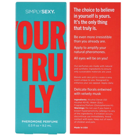 Simply Sexy Yours Truly Pheromone-Infused Perfume, 0.3 oz (9.2 mL) - SSY2501-00