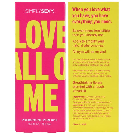 Simply Sexy Love All of Me Pheromone Perfume — 0.3 oz (9.2 mL) - SSY2503-00