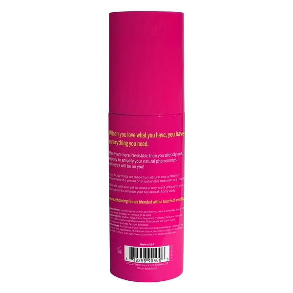 Simply Sexy Pheromone Body Mist — Love All of Me, 3.35 fl oz - SSY3003-03