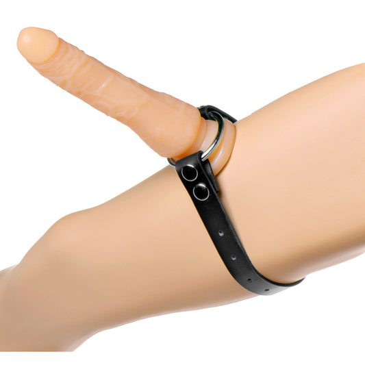 Thigh or Boot Leather Strap On Dildo Harness by Strict Leather