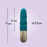 Fun Factory STRONIC PETITE Mini Thrusting Vibrator, Deep Sea Blue - FN1106