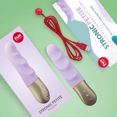 Fun Factory STRONIC PETITE Mini Thrusting Vibrator, Deep Sea Blue - FN1106