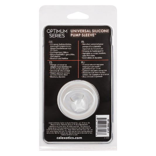 CalExotics Universal Silicone Pump Sleeve — Clear, Fits Up to 3 in - SE1048002