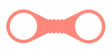 Sportsheets Peaches 'N Creame Silicone Cuffs — Large - SS10202